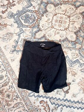 Seamless Black Bike Shorts